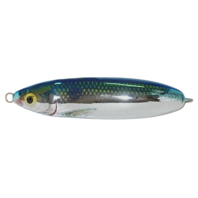 Lingurita oscilanta antibradis Rapala Minnow Spoon, culoare BSD, 8cm, 22g