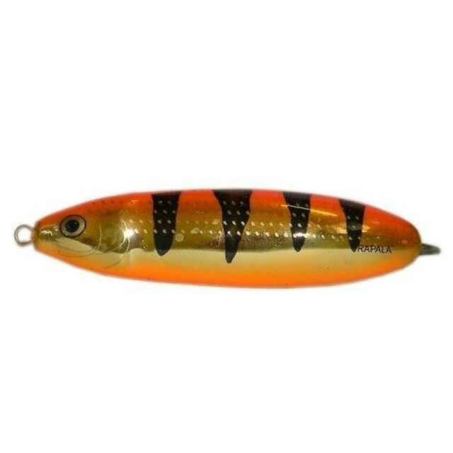 Lingurita oscilanta antibradis Rapala Minnow Spoon, culoare GFRT, 8cm, 22g