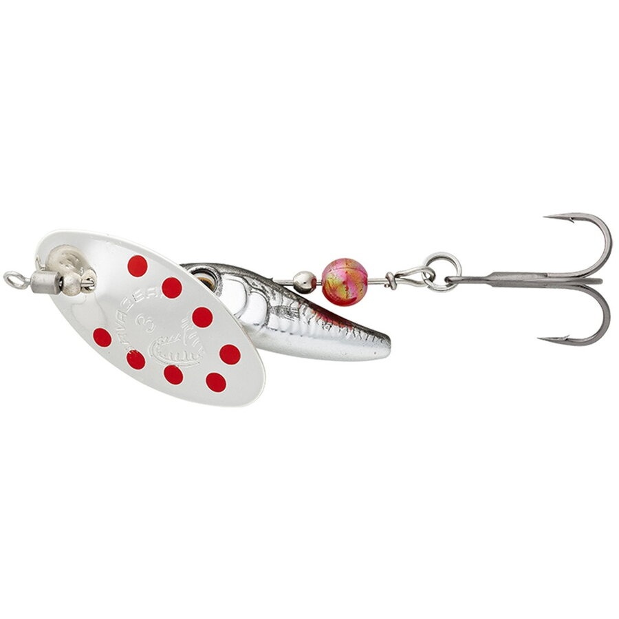 Lingurita Rotativa Savage Gear Spinner Sticklebait Sinking Nr.3, Dirty Silver Red, 7.3g