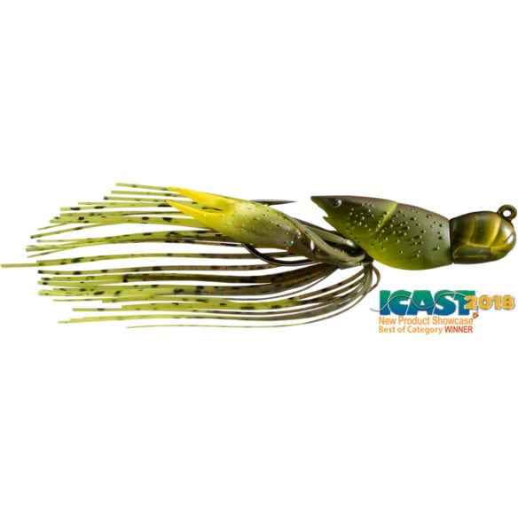 Naluca Livetarget Hollow Crawfish Jig, culoare Green-Chart, 4.5cm, 14g - 1 | YEO