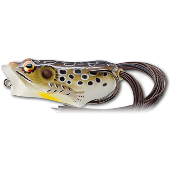 Naluca Livetarget Hollow Frog Popper, culoare Tan-Brown, 5.5cm, 11g