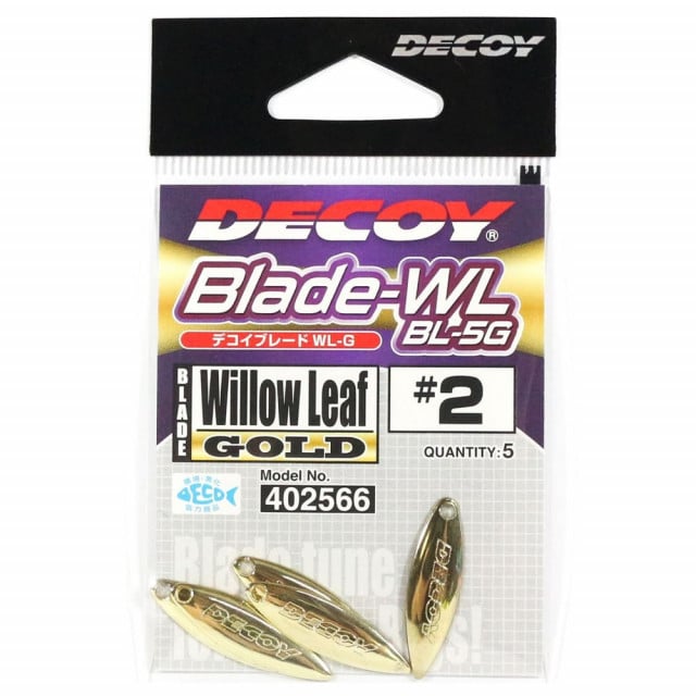 Paleta Oscilanta Decoy BL-65 Willow Leaf Gold (Marime: 2)