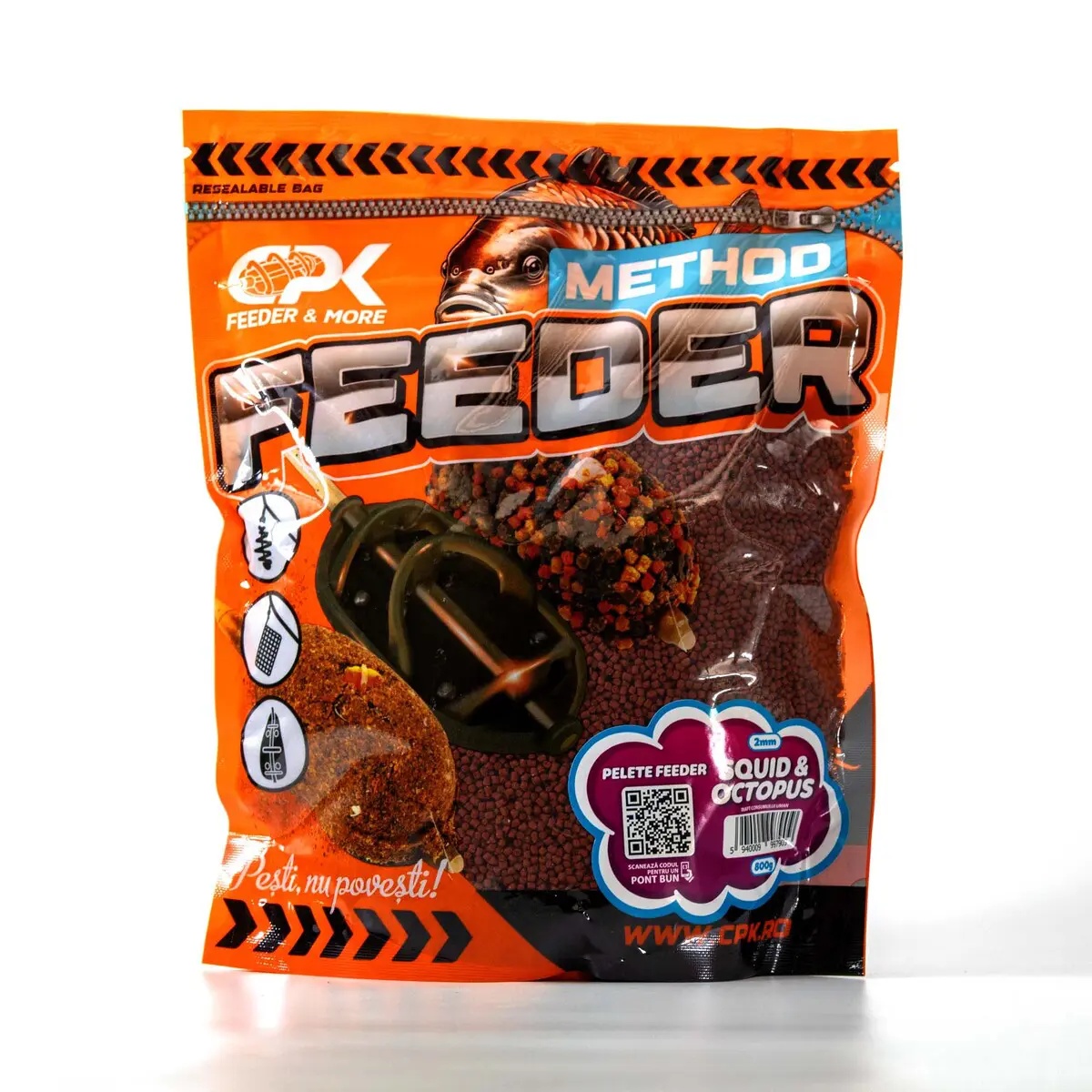 Pelete CPK Feeder&More, 2mm, 800g (Aroma: Duo Peste & Sweetcorn)