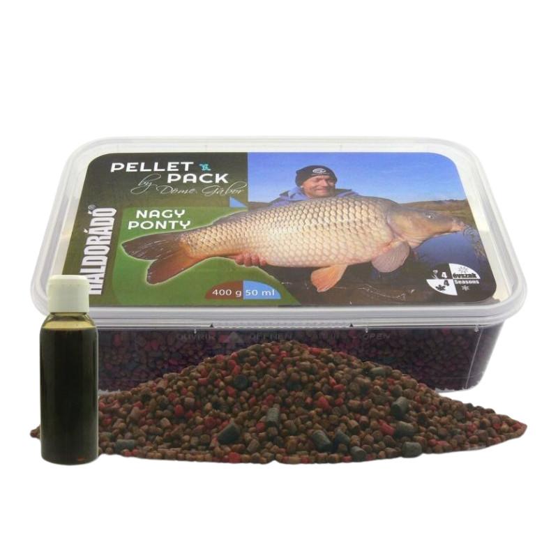 Pelete Haldorado Pellet Pack By Dome Gabor - Crap Mare 400g