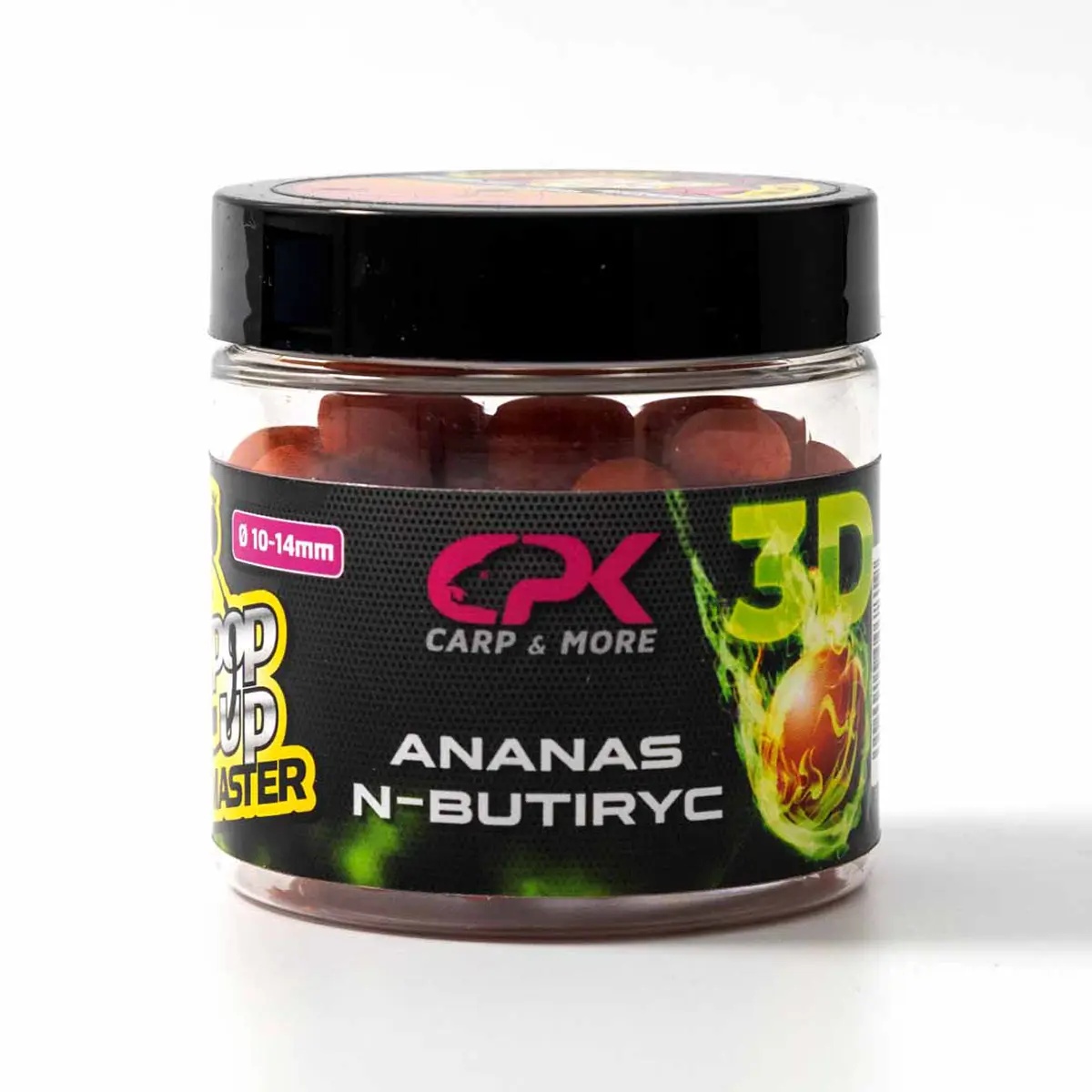 Pop Up de Carlig CPK 3D Range, 10-14mm, 40g (Aroma: Capsuna & Usturoi) - 3 | YEO