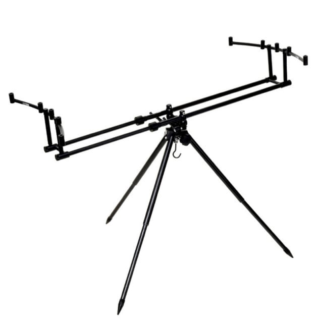 Rod Pod Carp Pro Gun Smoke Black, 5 posturi