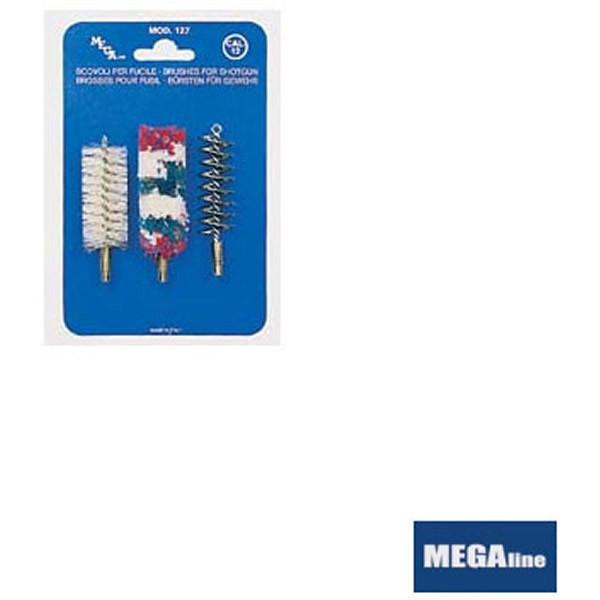 Set perii pentru curatat arma calibru 12mm/ 3buc/ plic Megaline