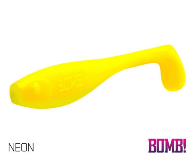 Shad Delphin BOMB Fatty, Neon, 10cm, 5 buc