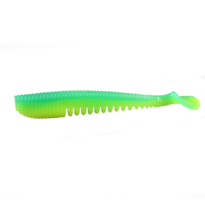 Shad Fast Strike Takeda, Culoare 17 Limetreuse, 8cm, 3.2g, 10buc/plic