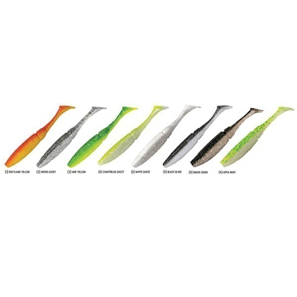 Shad Power Shad Dual Chartreuse Ghost 11.5cm, 6buc/plic Rapture - 2 | YEO