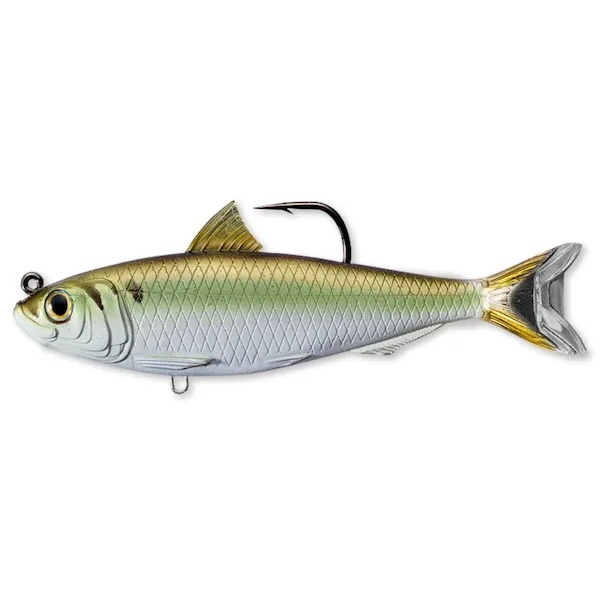 Swimbait Live Target Blueback Herring, Green/Bronze, 11.5cm, 21g