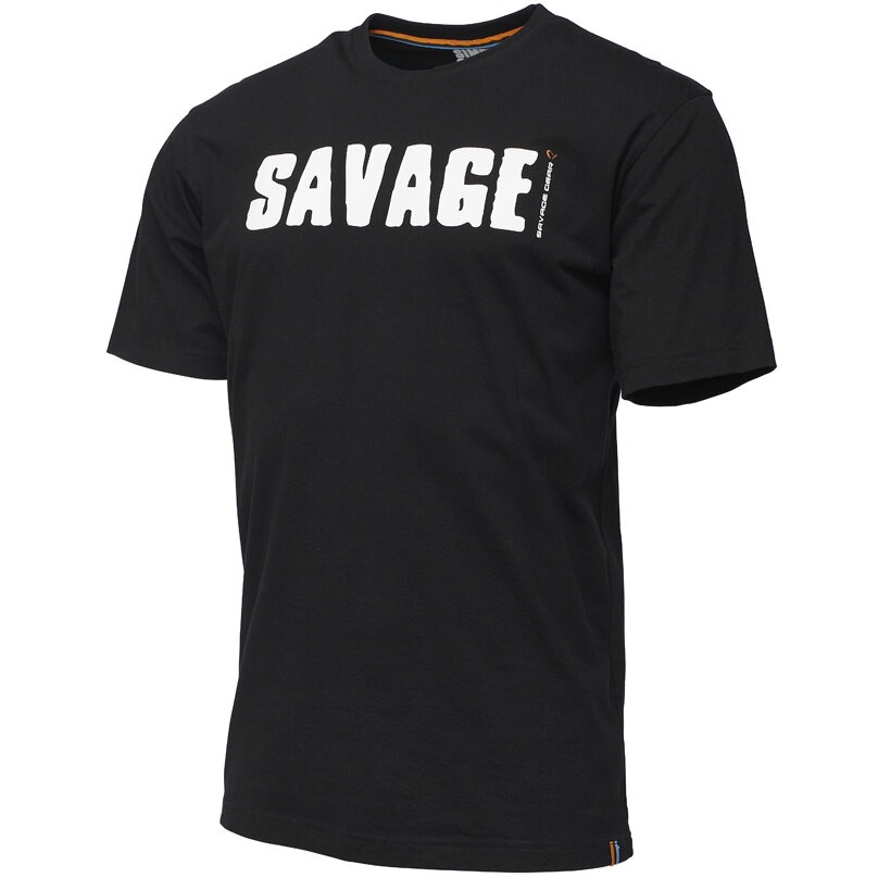 Tricou Savage Gear Simply Logo-Tee Black (Marime: XL)