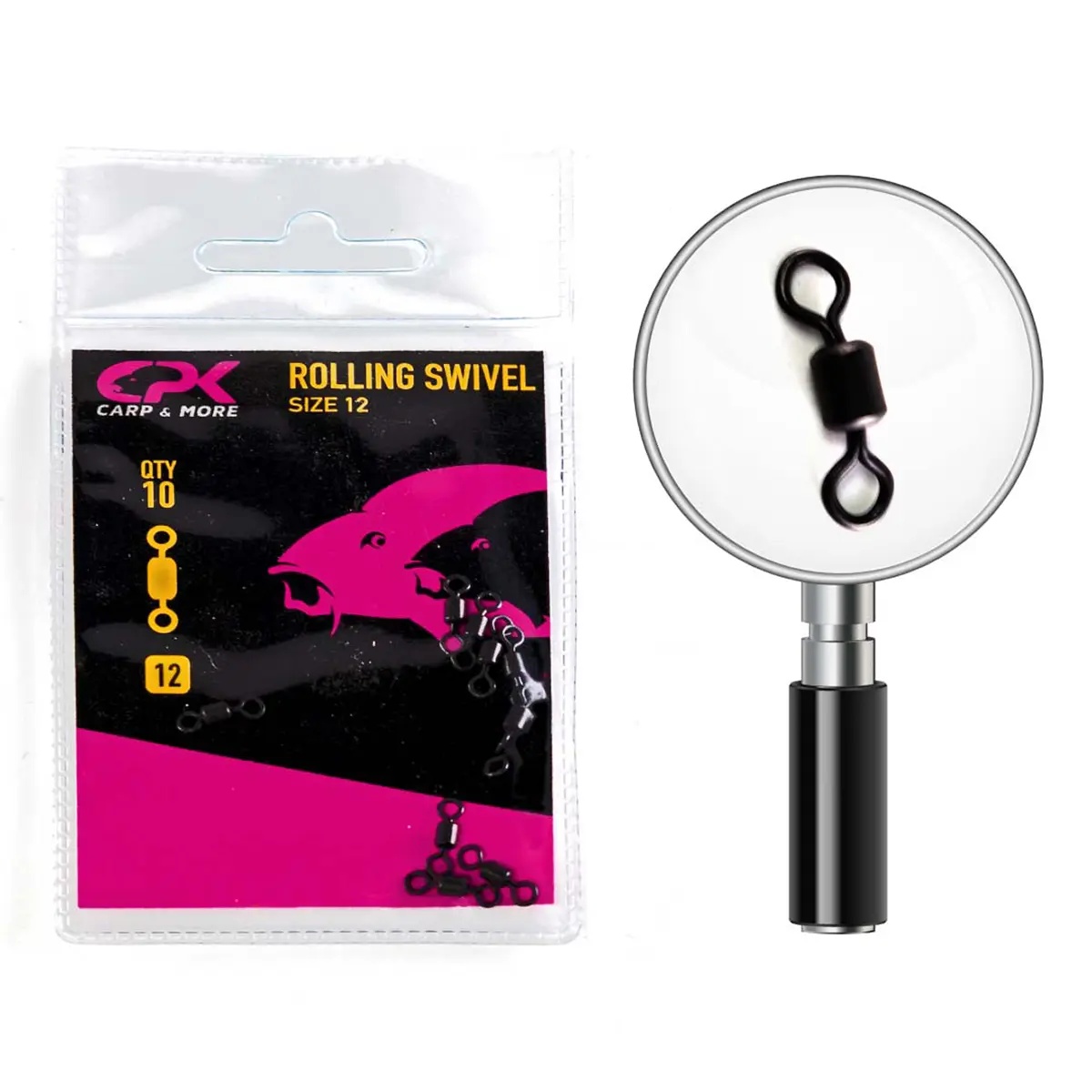 Vartej cu Butoias CPK Rolling Swivel, 10buc/plic (Marime vartej: Nr. 10) - 1 | YEO