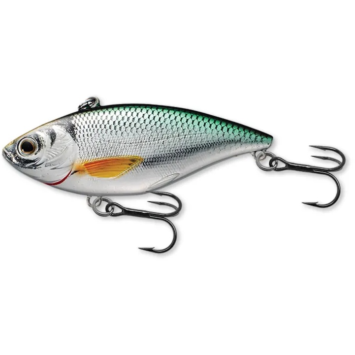 Vobler Live Target Golden Shiner Rattlebait, Silver/Green, 7cm, 14g