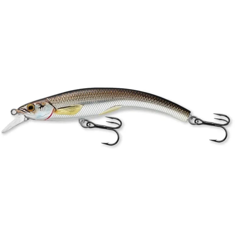 Vobler Live Target Rainbow Smelt Banana Bait S, Silver/Black, 9.1cm, 9g