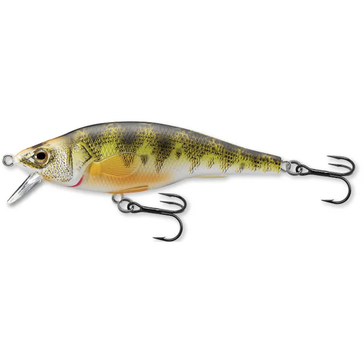 Vobler Live Target Yellow Perch Jerkbait, Shallow, 11.5cm, 35g, Natural-Matte