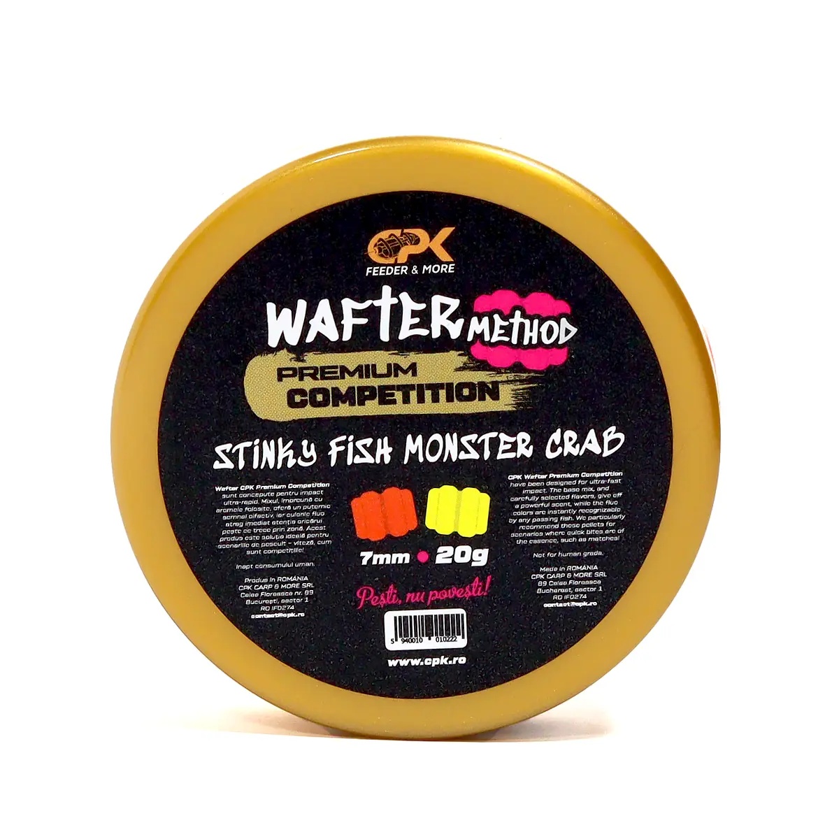 Wafters CPK Competition Method, 7mm, 20g (Aroma: Ananas + Banane) - 3 | YEO