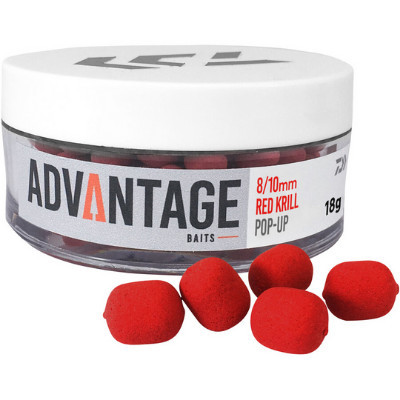 Boiles Daiwa Pop Up Advantage, 6-8mm, 18 g (Aroma: Red Krill)