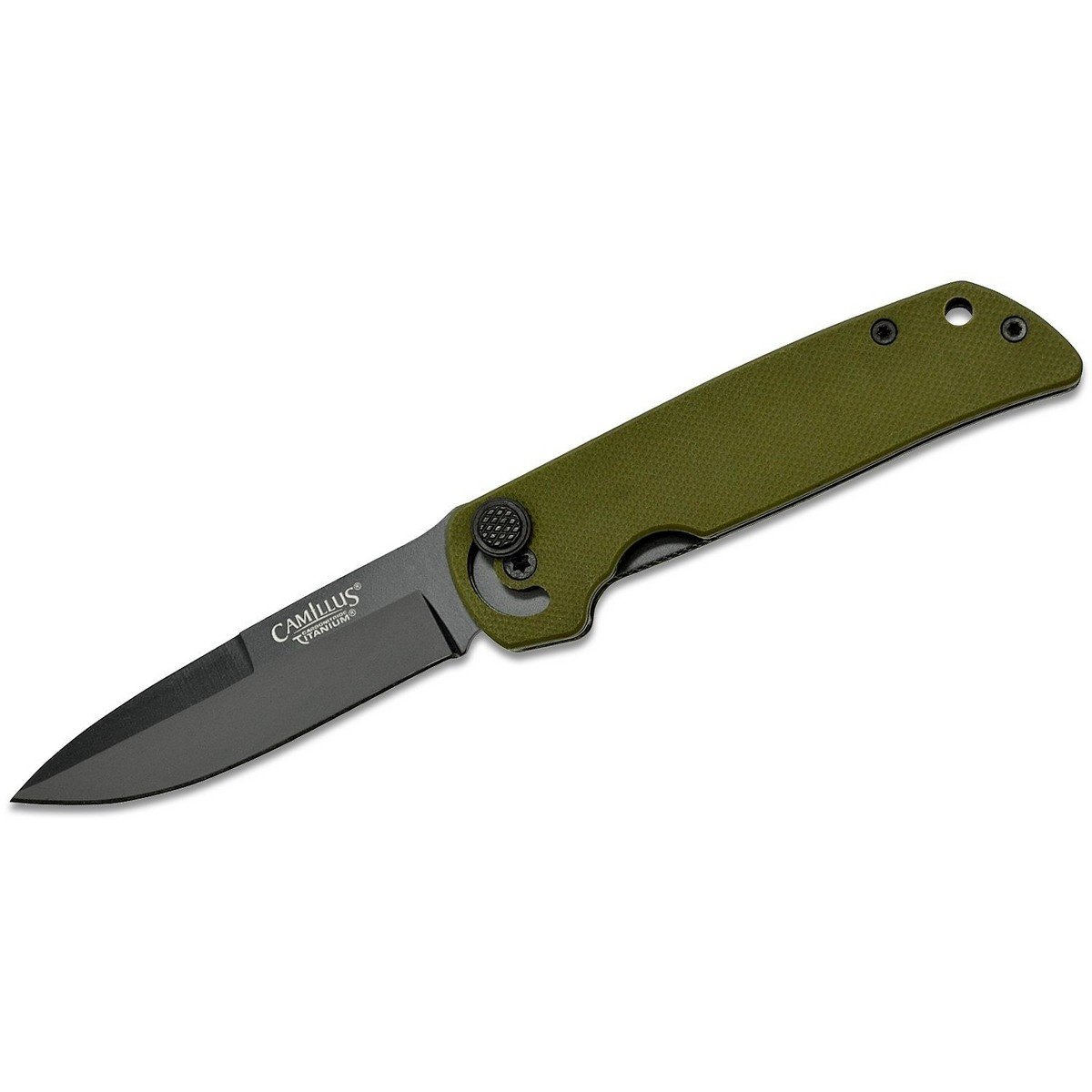 Briceag Camillus Cuda Mini 6.75 Folding Knife, Drab Green