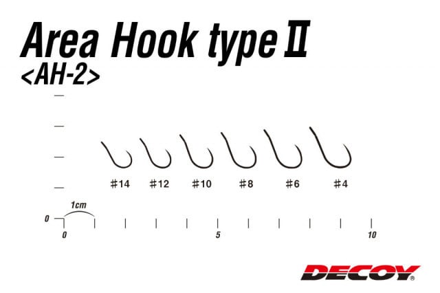 Carlige Area Decoy Type II Ah-2 Mat Black Barbless (Marime Carlige: Nr. 12) - 3 | YEO