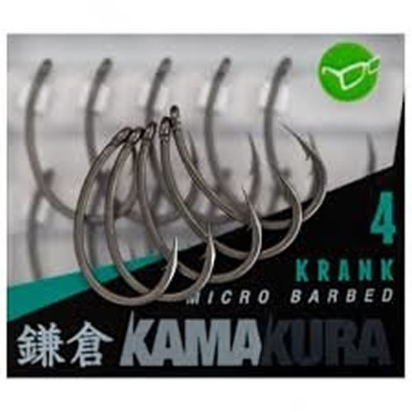 Carlige Kamakura Krank Barbed 10buc/plic Korda (Marime Carlige: Nr. 2)