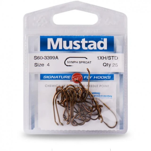 Carlige musca Mustad Signature S60, 25 buc (Marime Carlige: Nr. 14) - 3 | YEO