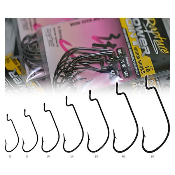 Carlige Offset Worm 10 buc/plic Rapture (Marime Carlige: Nr. 1/0)