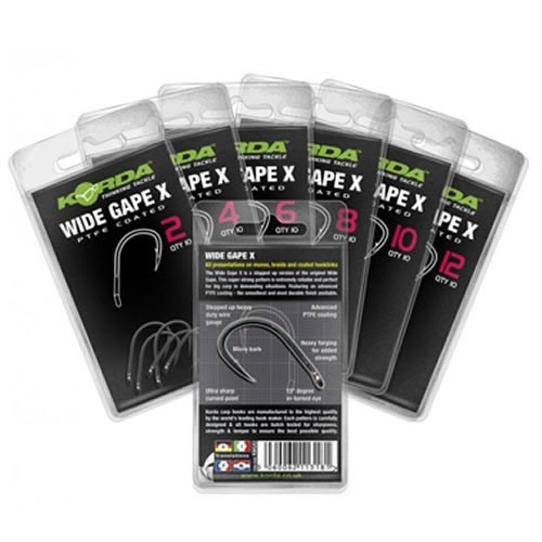 Carlige Wide Gape X 10buc/plic Korda (Marime Carlige: Nr. 6)