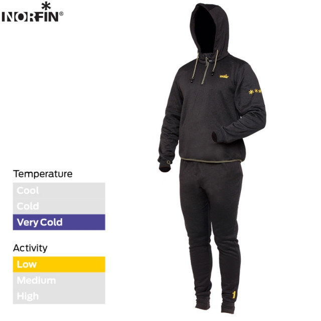 Costum termic Norfin Cosy Line Black (Marime: S)