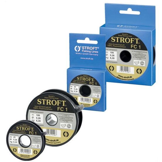 Fir Fluorocarbon Stroft FC1, Translucid, 50m (Diametru fir: 0.16 mm)