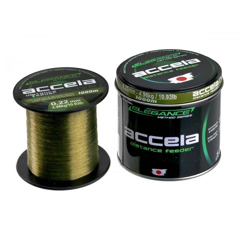 Fir Monofilament Formax Elegance Method Accela Distance Feeder, Olive, 1000m (Diametru fir: 0.32 mm)