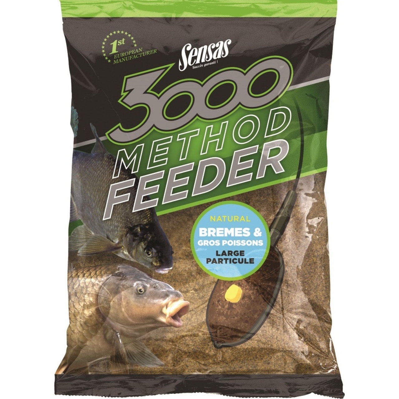 Groundbait Sensas 3000 Method Feeder, 1kg (Aroma: Carp Spicy) - 2 | YEO