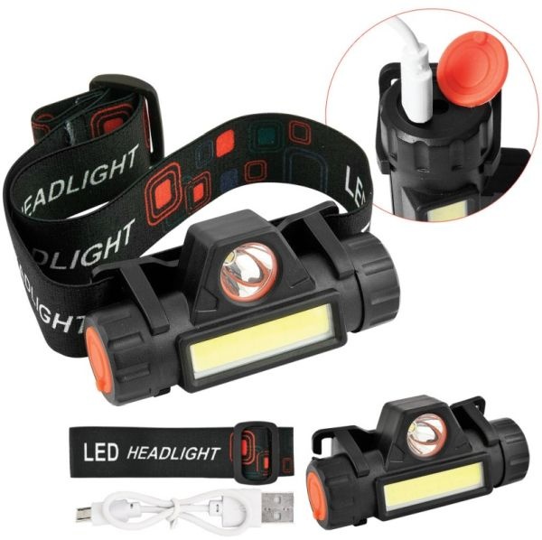 Lanterna de Cap Baracuda LED Reincarcabila - 1 | YEO