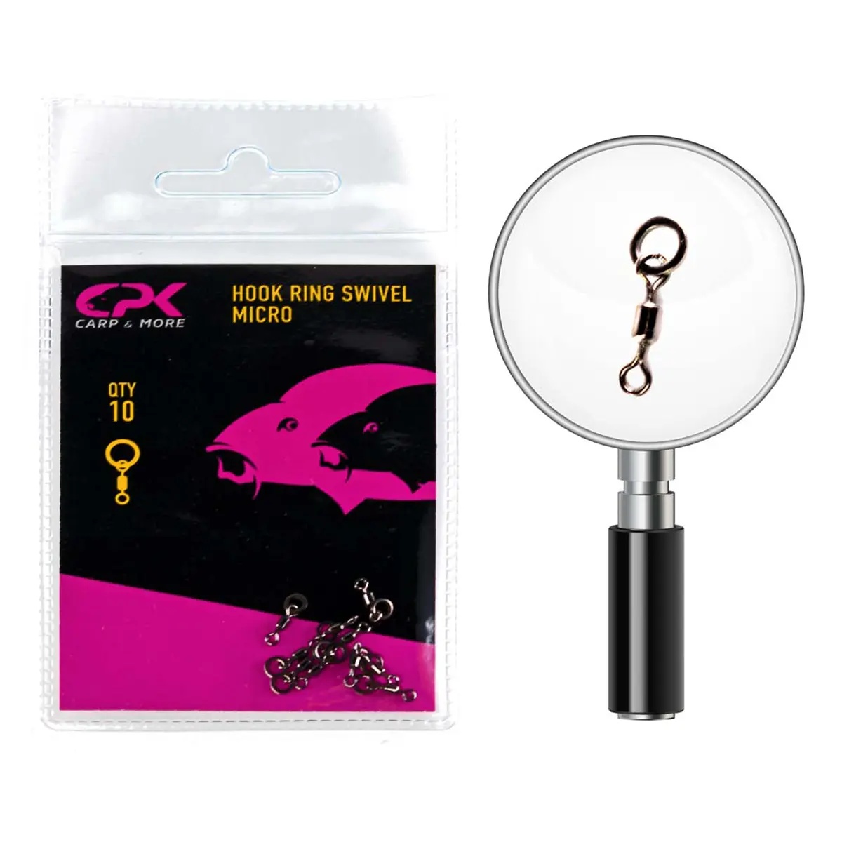 Micro-Vartej cu Anou CPK Hook Ring Swivel Micro, 10buc/plic