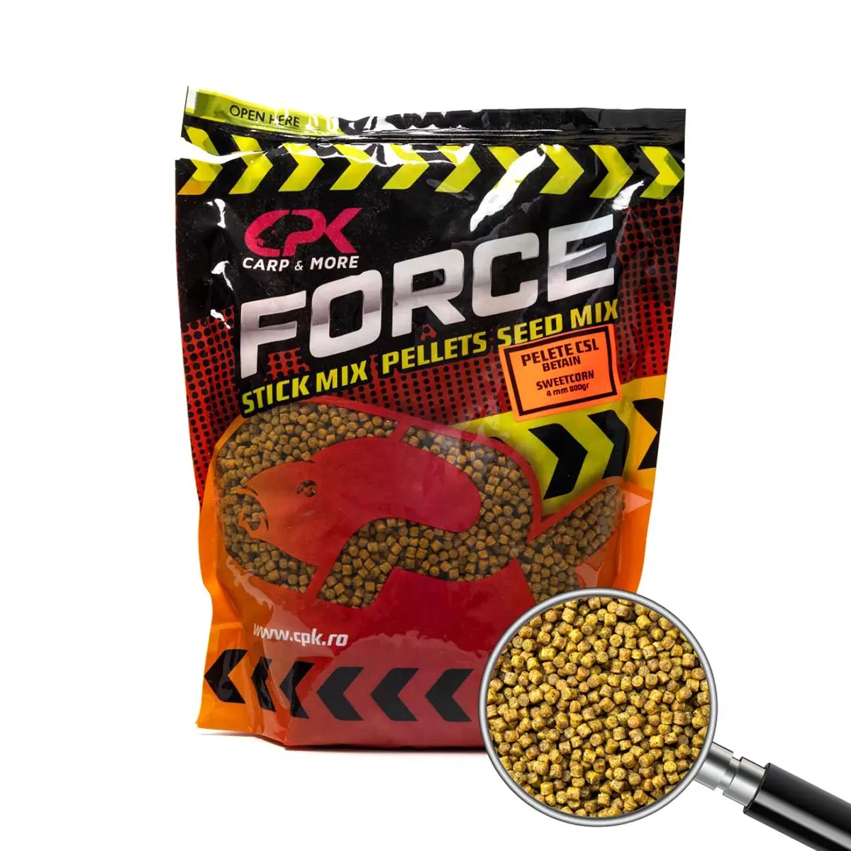 Pelete CPK CSL Betain, 4mm, 800g (Aroma: Squid & Capsuna)