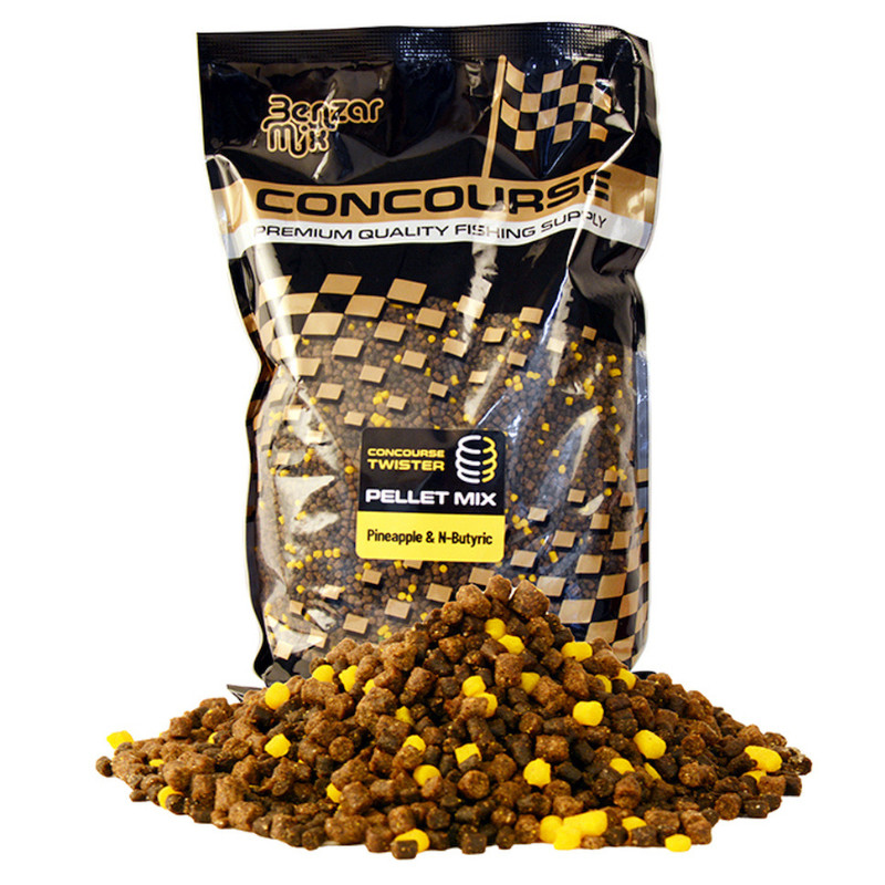 Pelete pentru Nadire Benzar Mix Concourse Twister Pellet Mix, 800g (Aroma: Winter pellet mix)