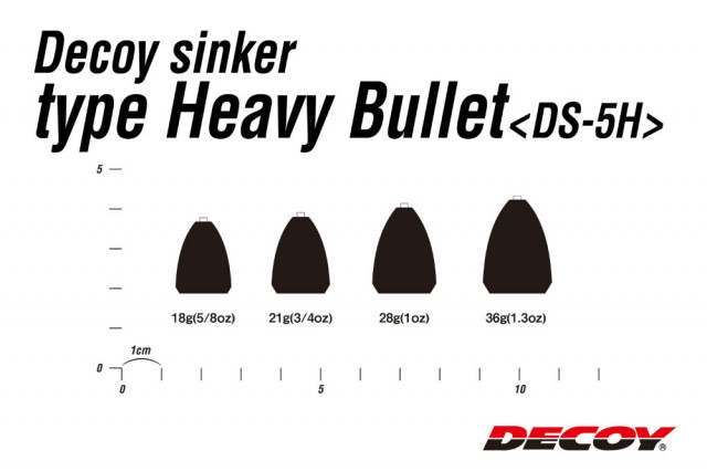 Plumbi Decoy Ds-5 H Type Bullet Heavy (Greutate plumb: 21g) - 3 | YEO