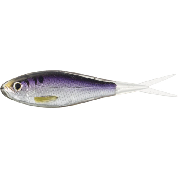 Shad Livetarget Soft Jerkbait, culoare Silver-Purple, 9cm, 4buc