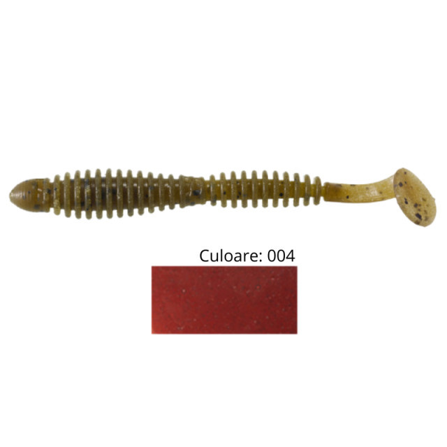 Shad Tiemco Locoism Flexy 3.5", culoare 004, 8.9cm, 7buc