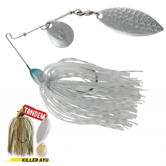 Spinnerbait Herakles Flatter Compact Tandem, Killer Ayu, 7g