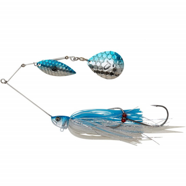 Spinnerbait Savage Gear Da Bush, Blue Silver, 32g