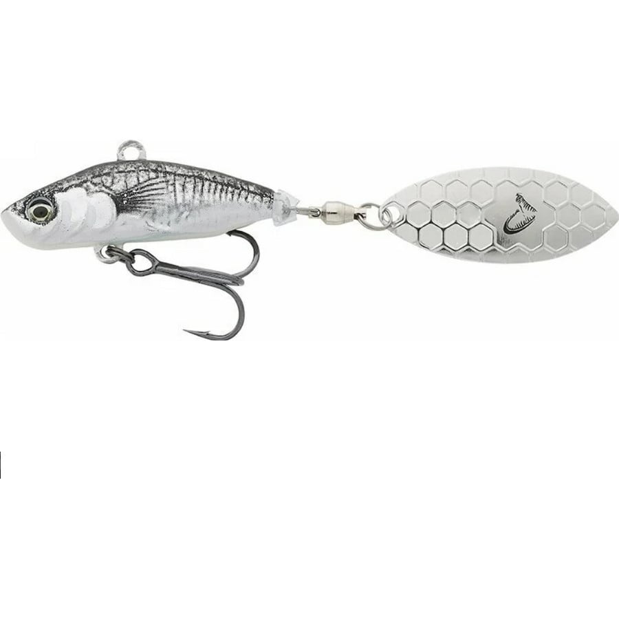 Spinnertail Savage Gear 3D Sticklebait, Sinking, 7.3cm, 13g, Black Silver