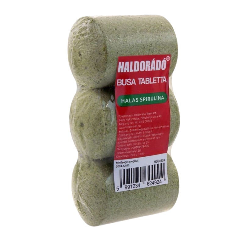 Tablete plancton Haldorado, Peste cu Spirulina, 200g, 3buc/pachet