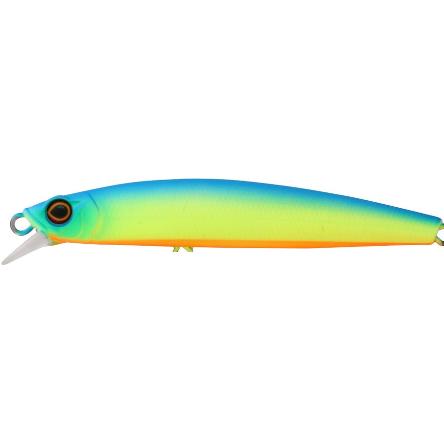 Vobler Illex Battle Minnow 80F, Mat Chartreuse Blue, 8cm, 6.3g