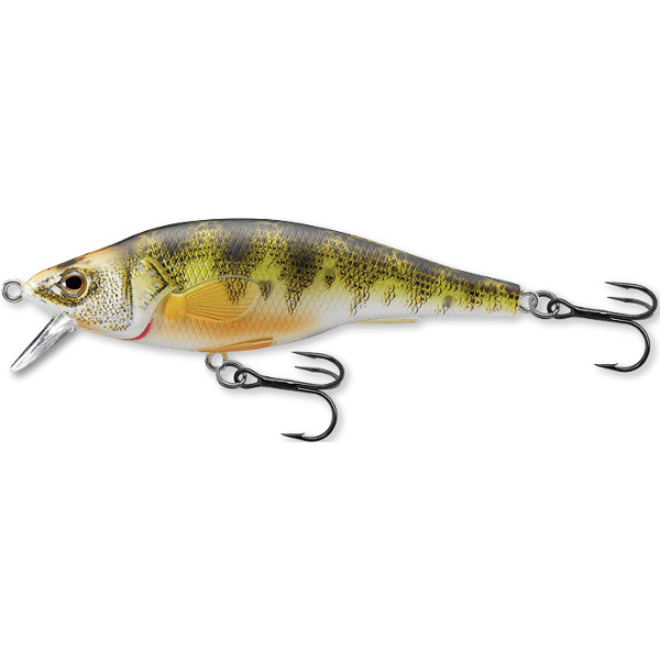 Vobler Livetarget Yellow Perch Jerkbait, culoare Natural-Matte, 7.3 cm, 11 g