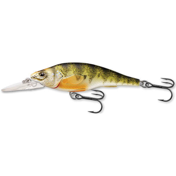 Vobler Livetarget Yellow Perch Jerkbait, culoare Natural-Matte, 9.8 cm, 16g