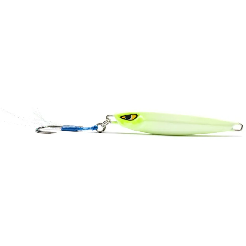 Vobler Pilker Mustad Jig Traceshot, Glow, 8cm, 20g