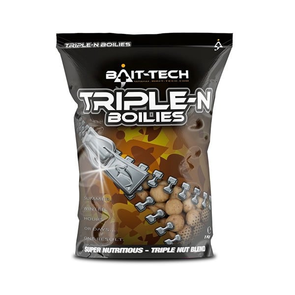 Boiles Triple-N 1kg Bait-Tech (Marime boilies: 18 mm)