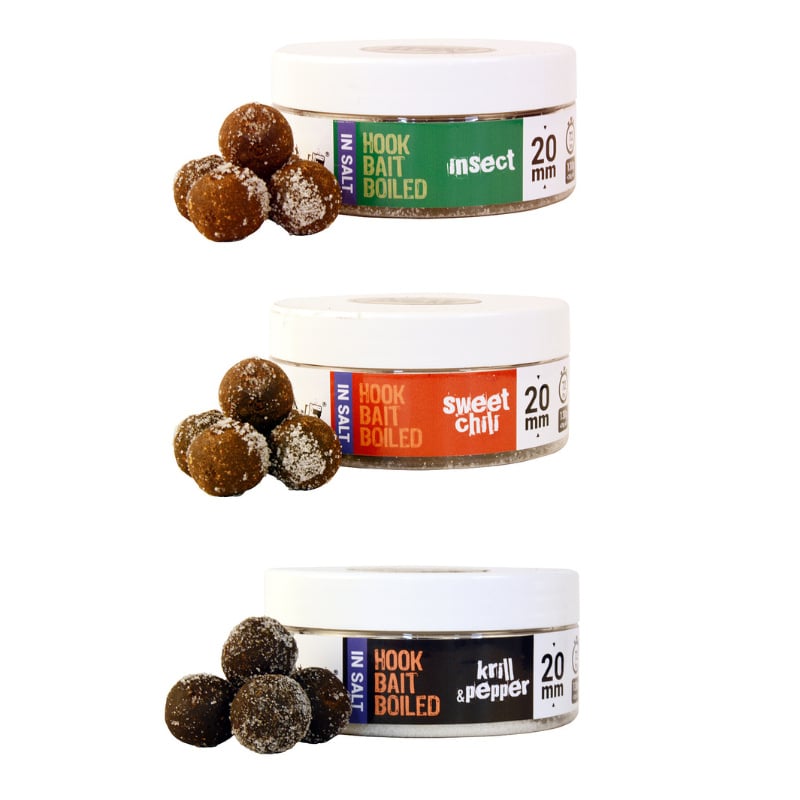 Boilies Solubil De Carlig Sarat The One Hook Bait In Salt, 20mm, 130g (Aroma: Sweet Chili) - 1 | YEO