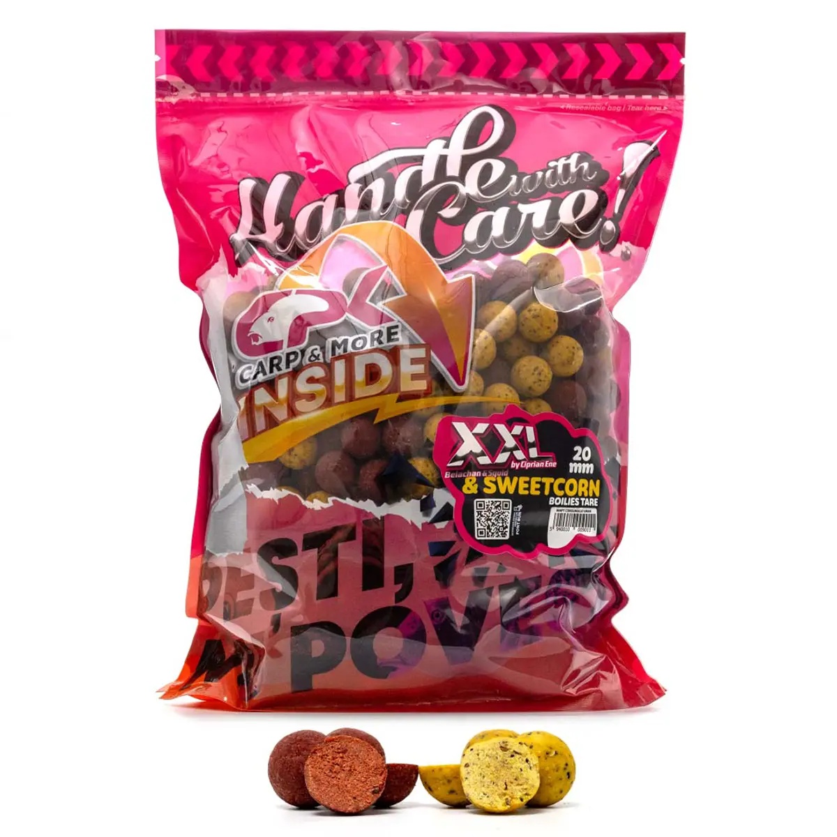 Boilies Tare CPK XXL + SweetCorn, 3kg (Diametru: 20 mm)